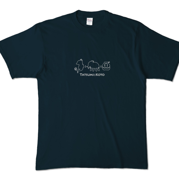 カラーTシャツ - XL - ネイビー (濃色)