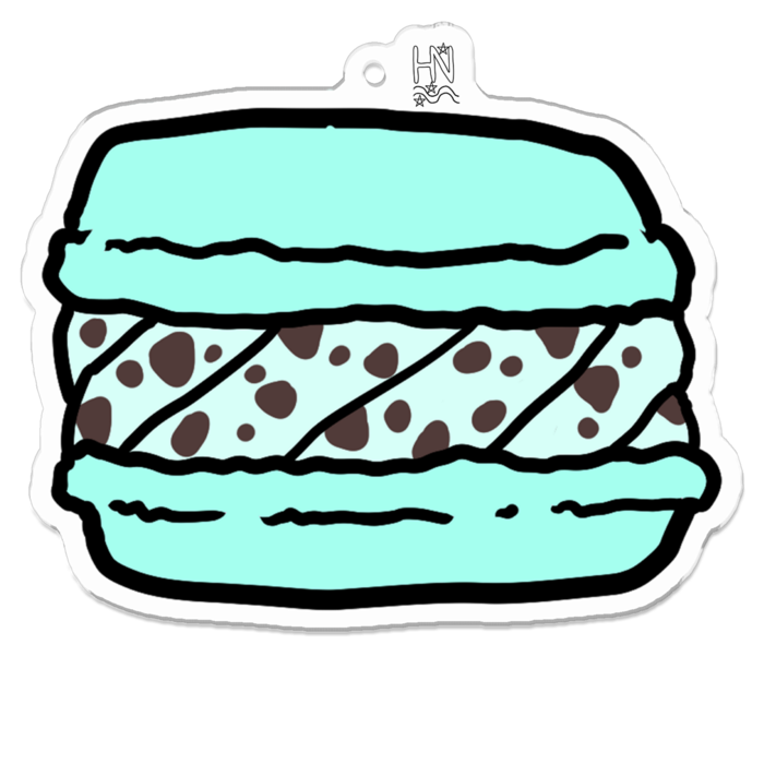 アクリルキーホルダー（コーティング） - 70 x 70 (mm)