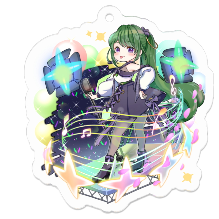 杜若アクキーぺろ - 50 x 50 (mm)(3)