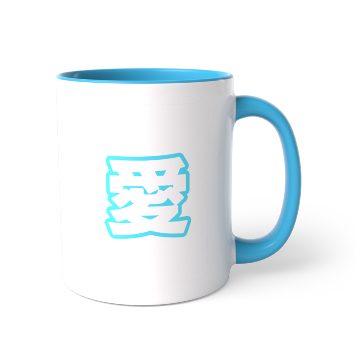 ツートンカラーマグカップ - 直径 8.2cm / 高さ 9.5cm