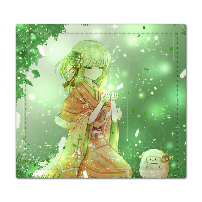 ひつじと初夏の木漏れ日