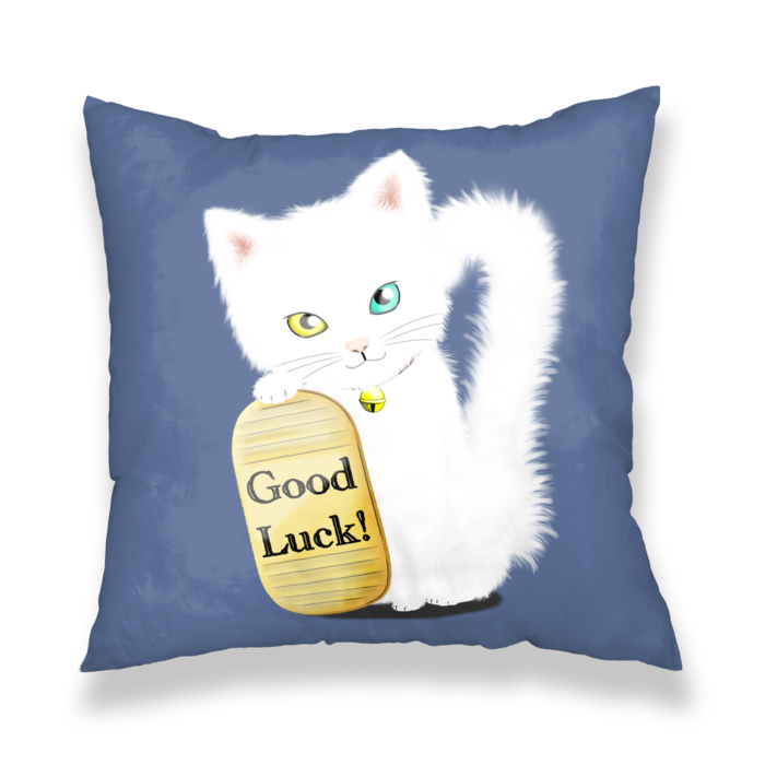 白猫オッドアイver＿002ブルー