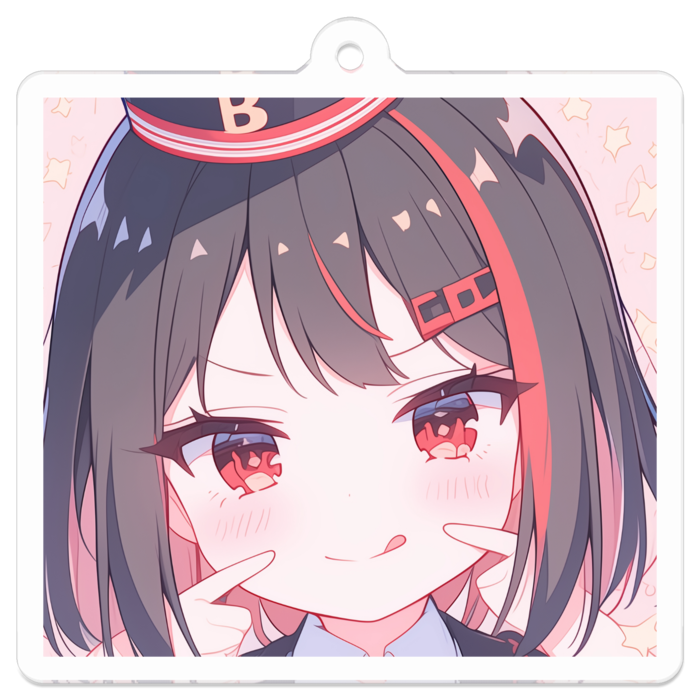アクリルキーホルダー - 50 x 50 (mm)