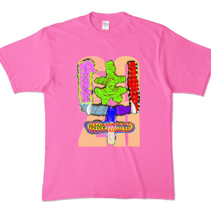 カラーTシャツ - XL - ピンク (濃色)