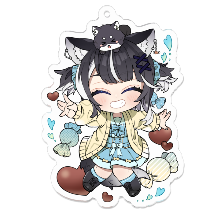 アクリルキーホルダー - 70 x 70 (mm)