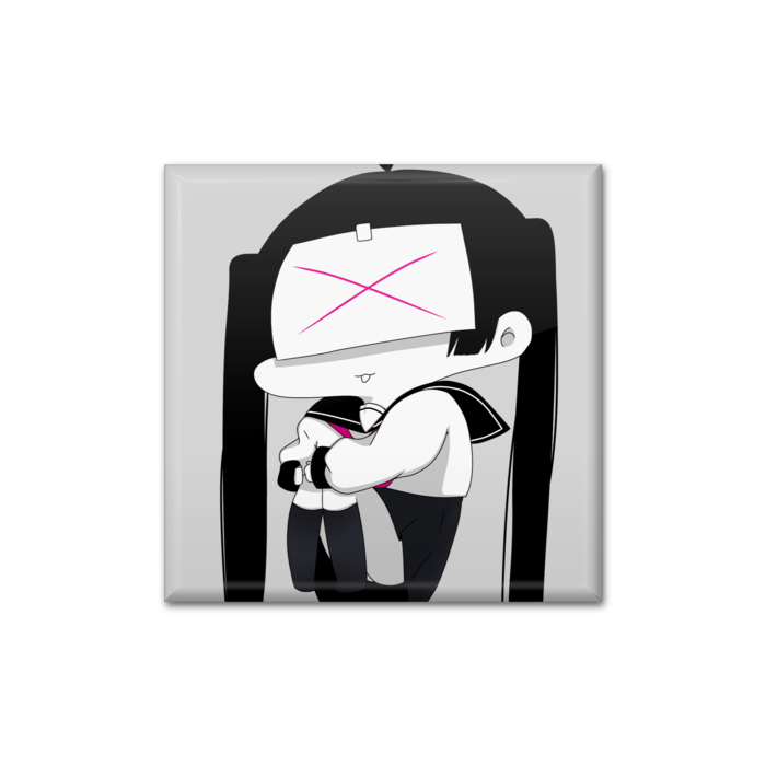 缶バッジ - 四角形 40 mm