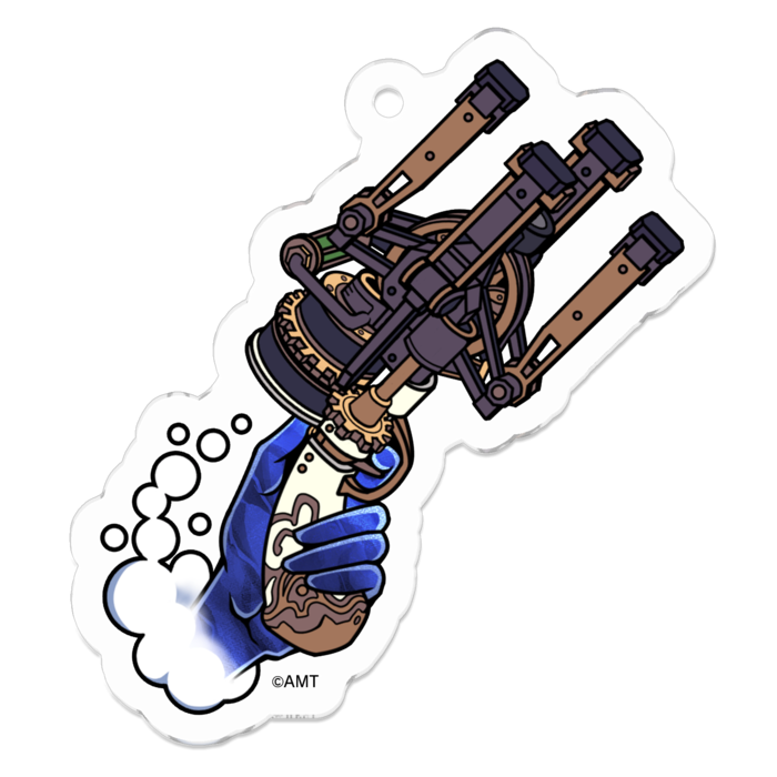『オノゴロ物語』陰陽銃(A)アクリルキーホルダー - 50 x 50 (mm)