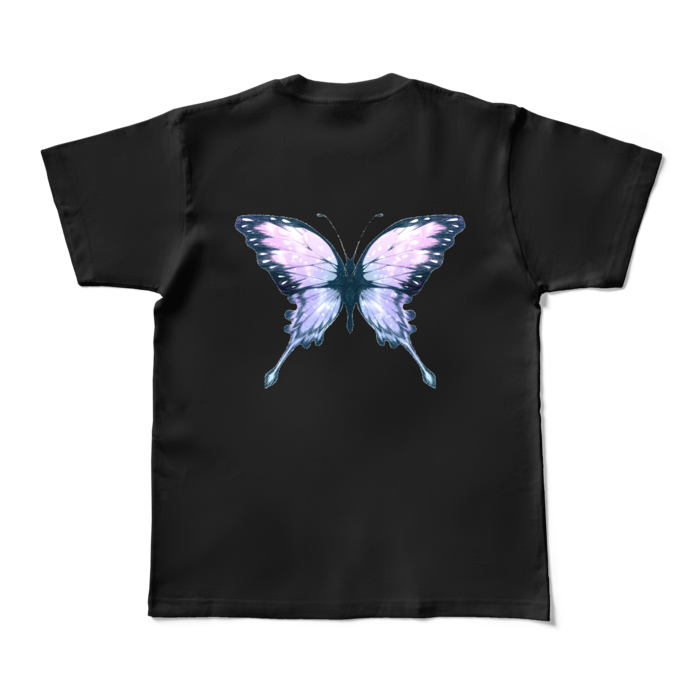 カラーTシャツ - M - ブラック (濃色)(裏面)