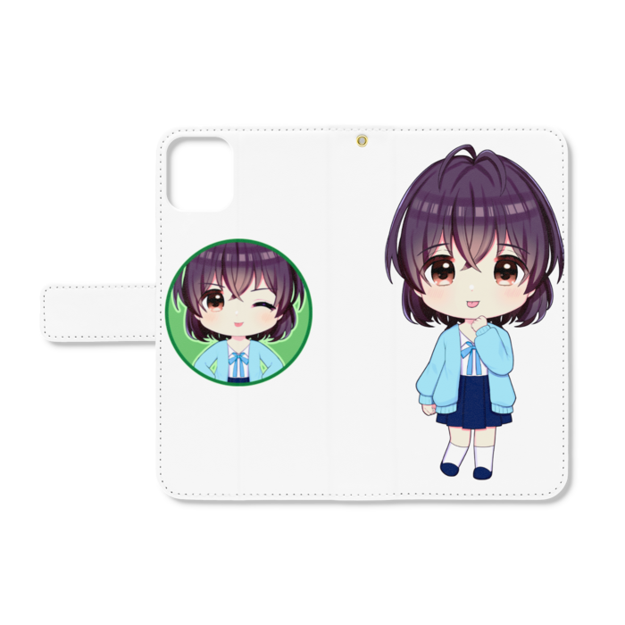 手帳型iPhoneケース - iPhone11ProMax - ストラップ穴 あり