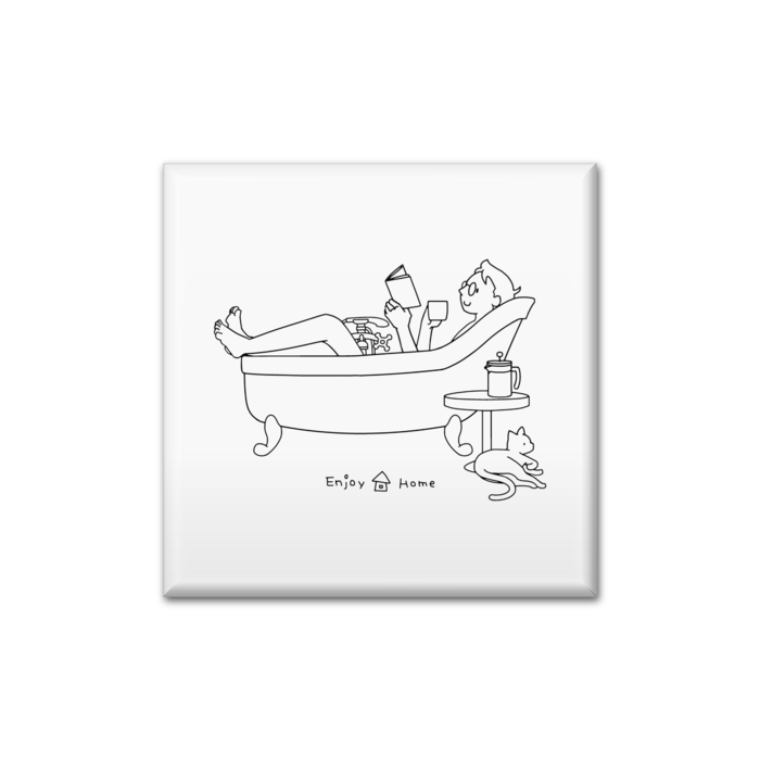 缶バッジ - 四角形40mm