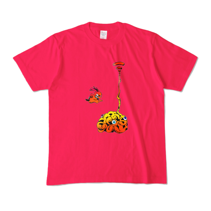 カラーTシャツ - M - ホットピンク (濃色)(2)