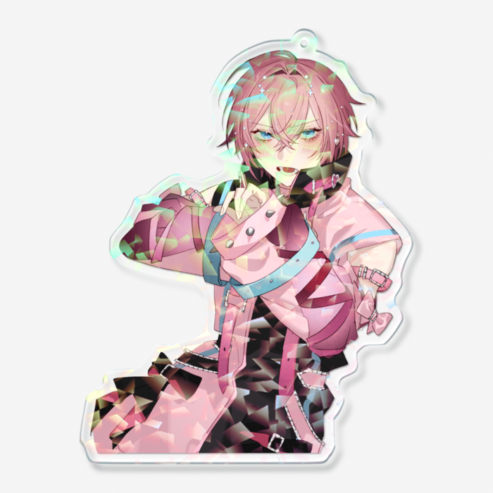 ホログラムアクリルキーホルダー - 100 × 100mm