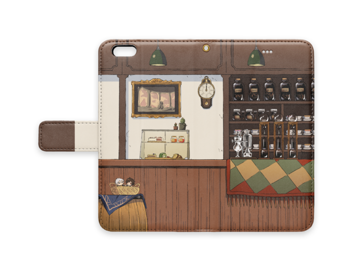 手帳型iPhoneケース - iPhone 6 Plus / 6s Plus - ストラップ穴 あり