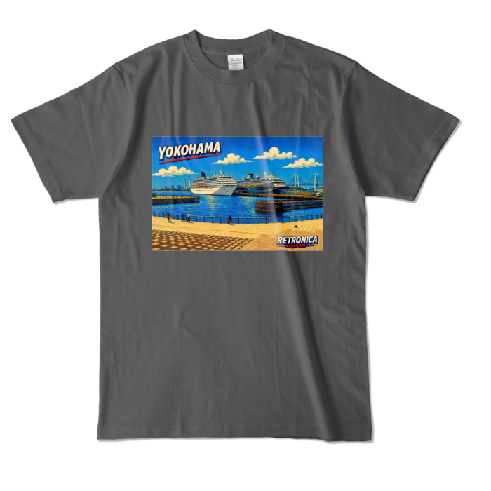 カラーTシャツ - L - チャコール (濃色)