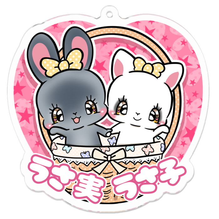 アクリルキーホルダー（コーティング） - 70 x 70 (mm)