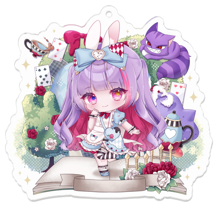 アクリルキーホルダー - 70 x 70 (mm)