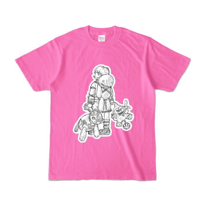 カラーTシャツ - S - ピンク (濃色)