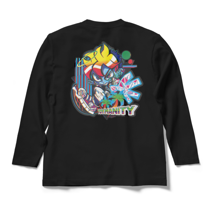 ロングスリーブTシャツ - M - ブラック