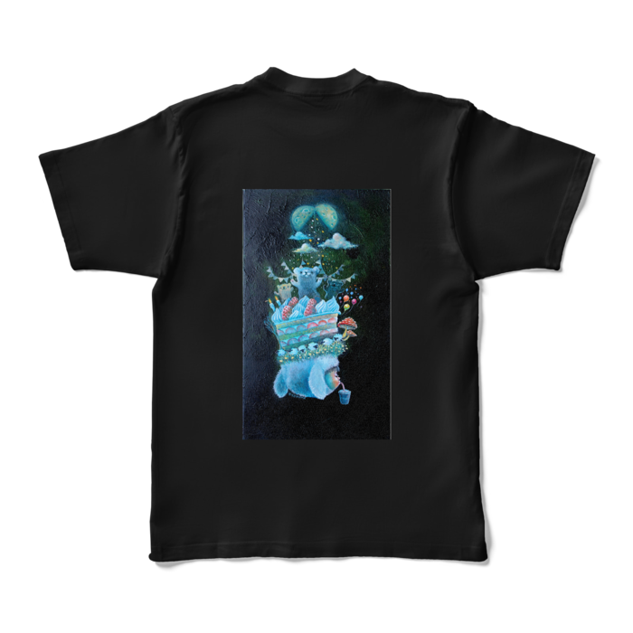 カラーTシャツ - XL - ブラック (濃色)