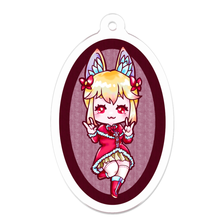 アクリルキーホルダー - 50 x 50 (mm)