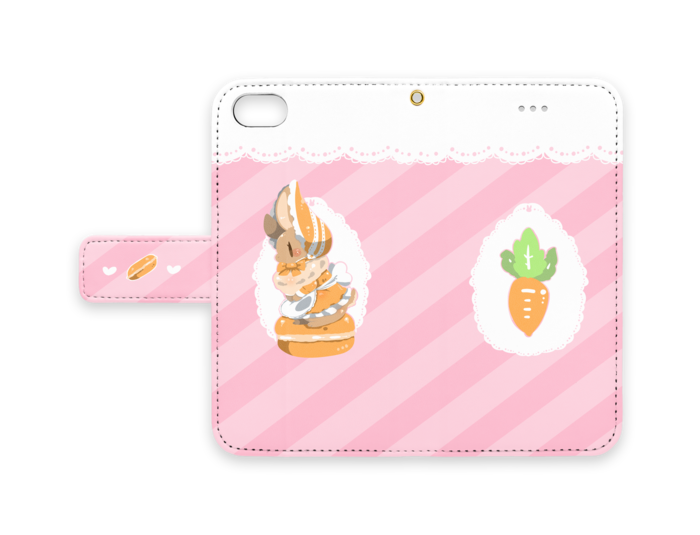 手帳型iPhoneケース - iPhone 8 / 7 - ストラップ穴 あり