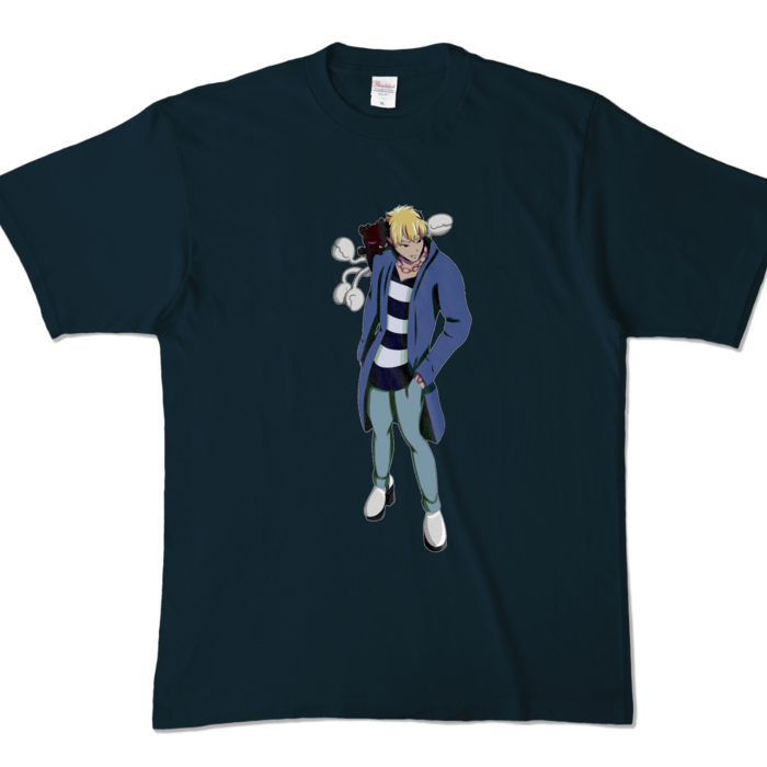 カラーTシャツ - XL - ネイビー (濃色)