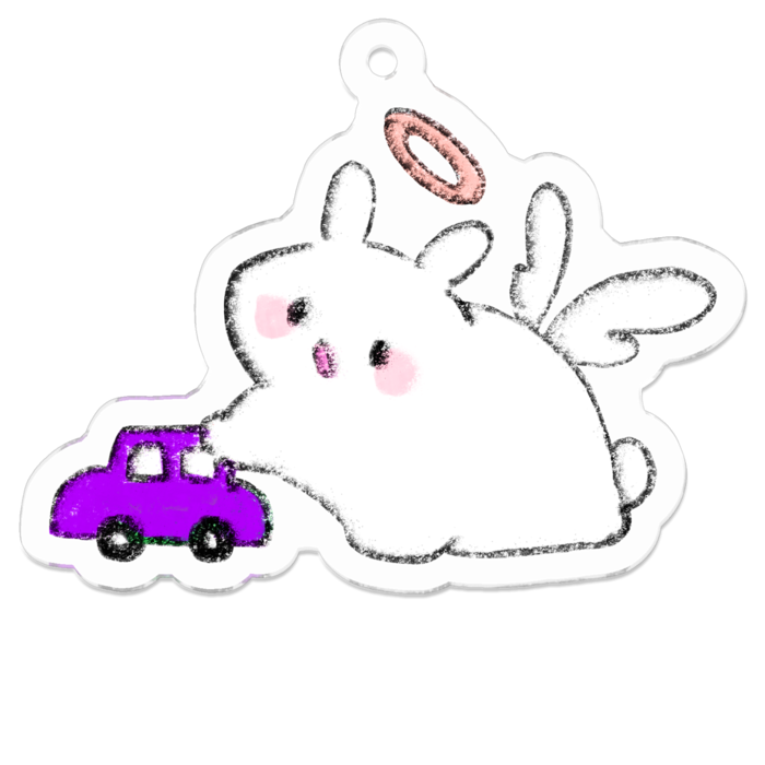 アクリルキーホルダー - 50 x 50 (mm)