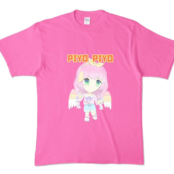 カラーTシャツ - XL - ピンク (濃色)