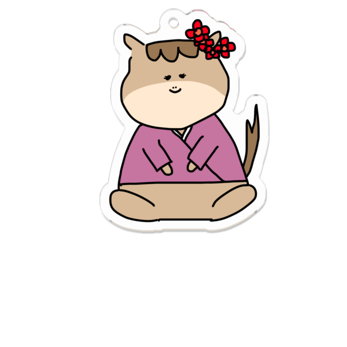 アクリルキーホルダー - 70 x 70 (mm)