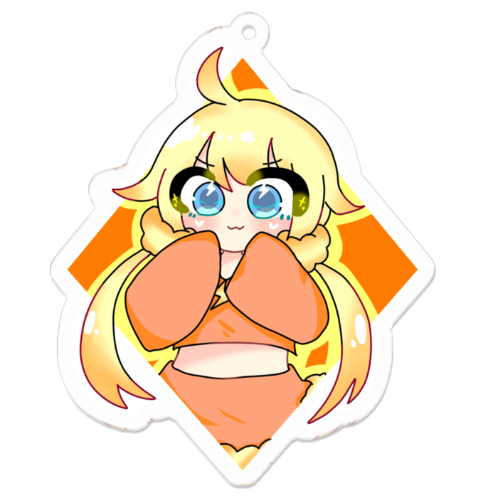 アクリルキーホルダー - 70 x 70 (mm)