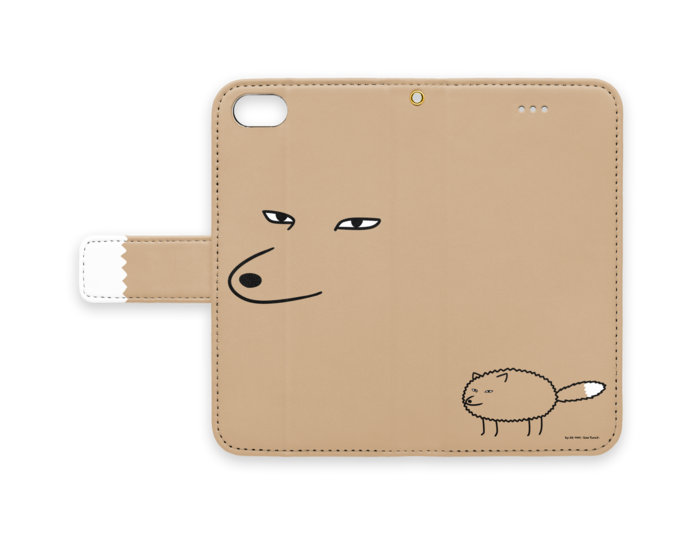 手帳型iPhoneケース - iPhone 8 / 7 - ストラップ穴 あり