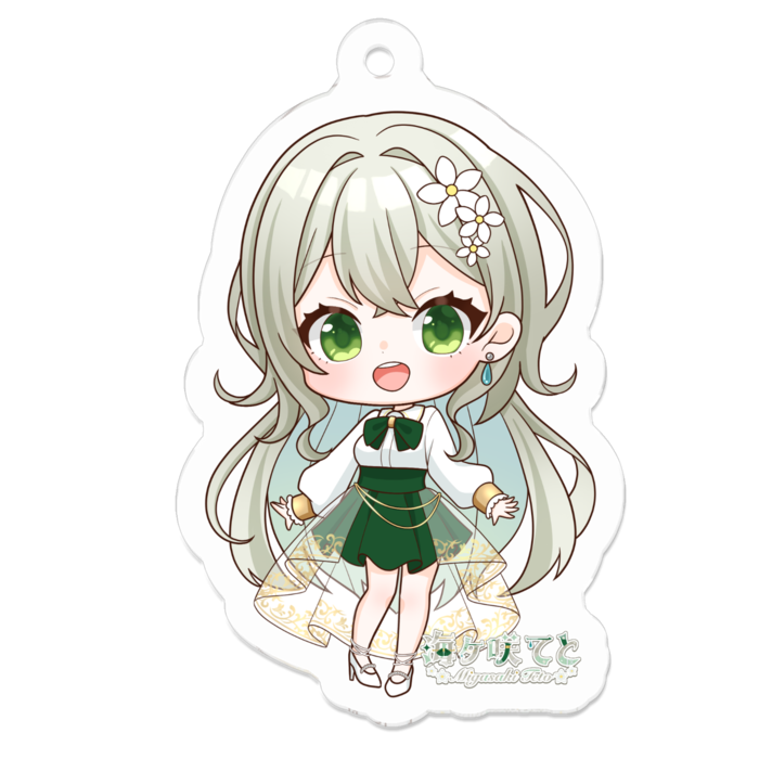 アクリルキーホルダー - 50 x 50 (mm)