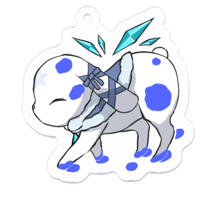 アクリルキーホルダー - 50 x 50 (mm)