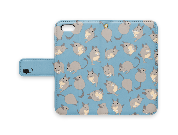 手帳型iPhoneケース - iPhone5 - ブルー