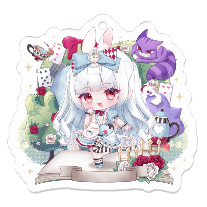 アクリルキーホルダー - 50 x 50 (mm)