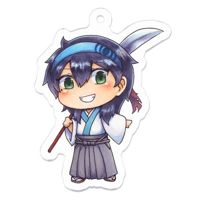 アクリルキーホルダー（コーティング） - 50 x 50 (mm)