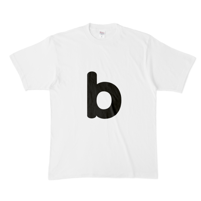 「b」（小文字）Tシャツ - XL - 白