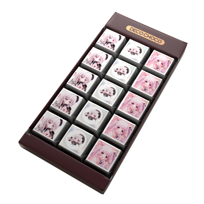 DECOチョコ - 列ごとにデザイン