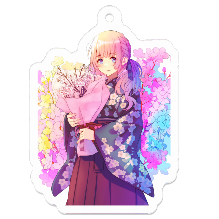 アクリルキーホルダー - 50 x 50 (mm)