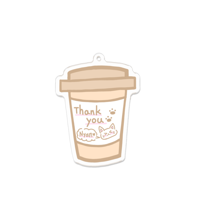 アクリルキーホルダー - 100 x 100 (mm)