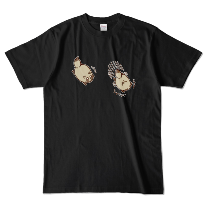 カラーTシャツ - L - ブラック (濃色)