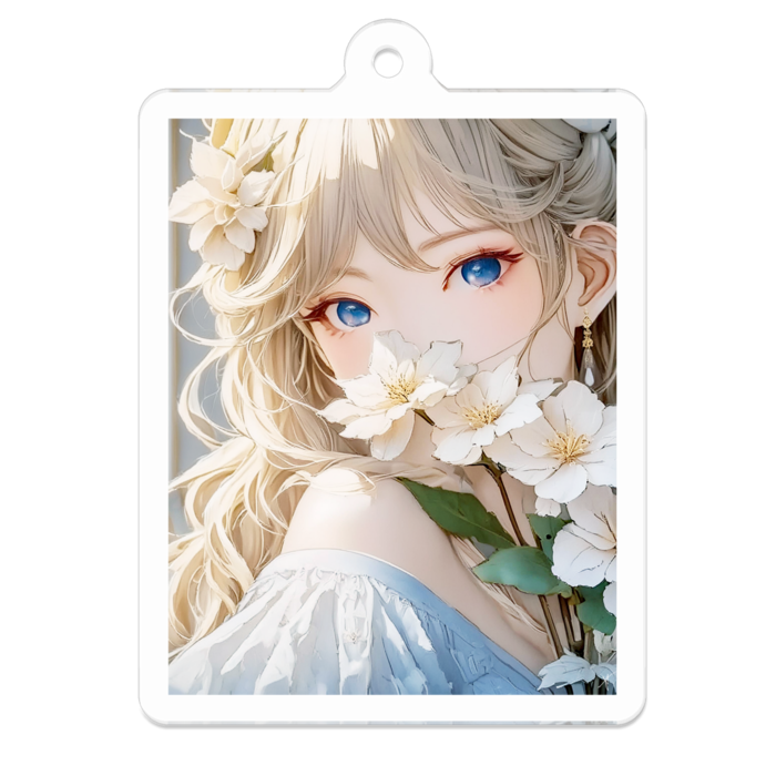 アクリルキーホルダー - 50 x 50 (mm)