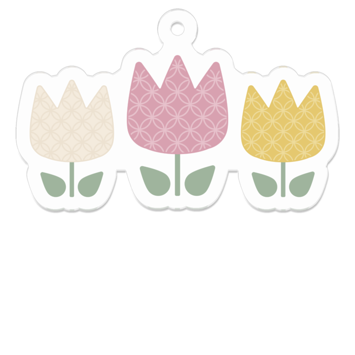 アクリルキーホルダー - 50 x 50 (mm)