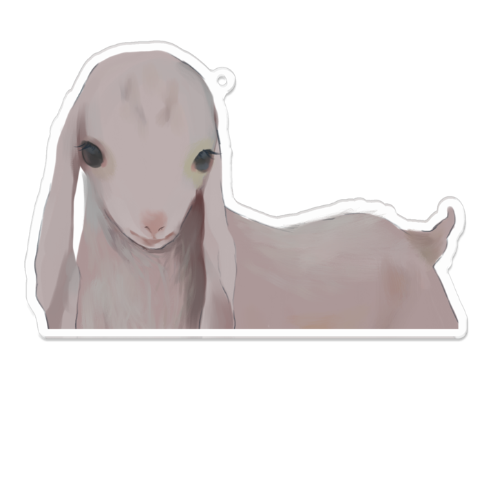 アクリルキーホルダー - 100 x 100 (mm)