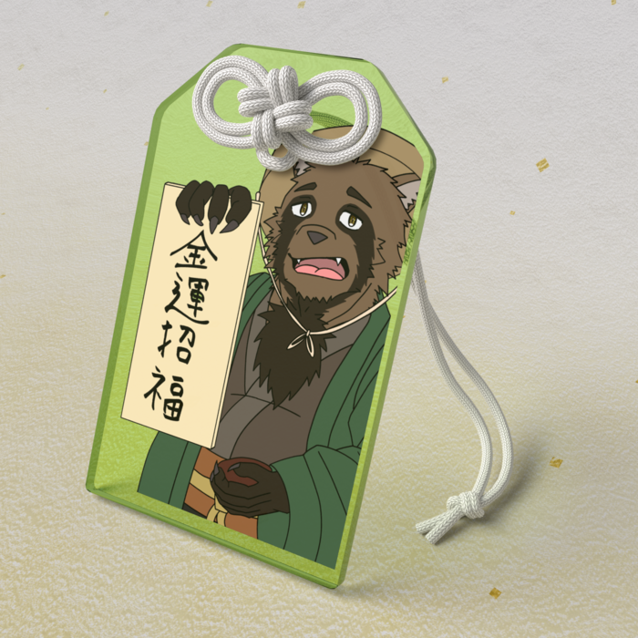 アクリルお守り - 50 × 80mm