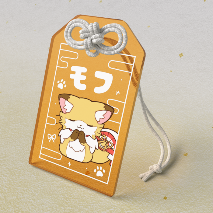 アクリルお守り - 50 × 80mm