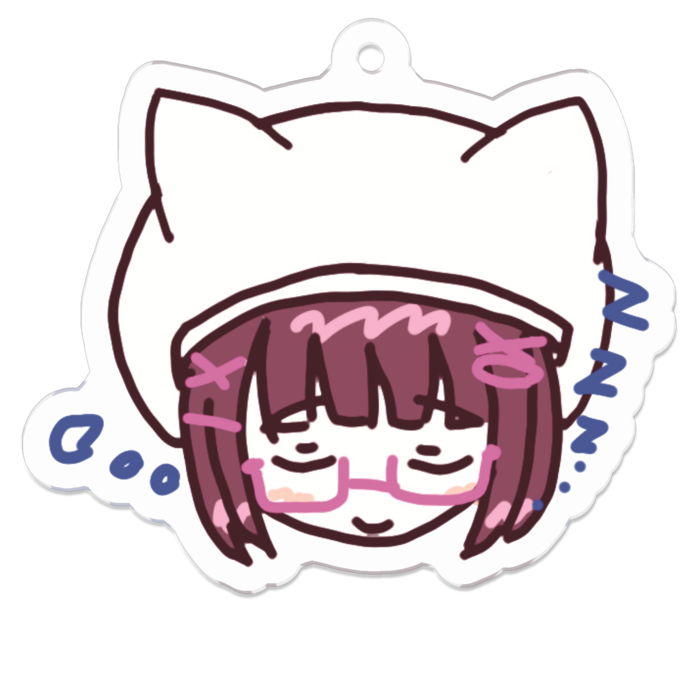 アクリルキーホルダー - 50 x 50 (mm)