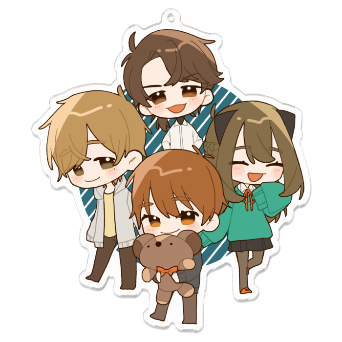 アクリルキーホルダー - 100 x 100 (mm)