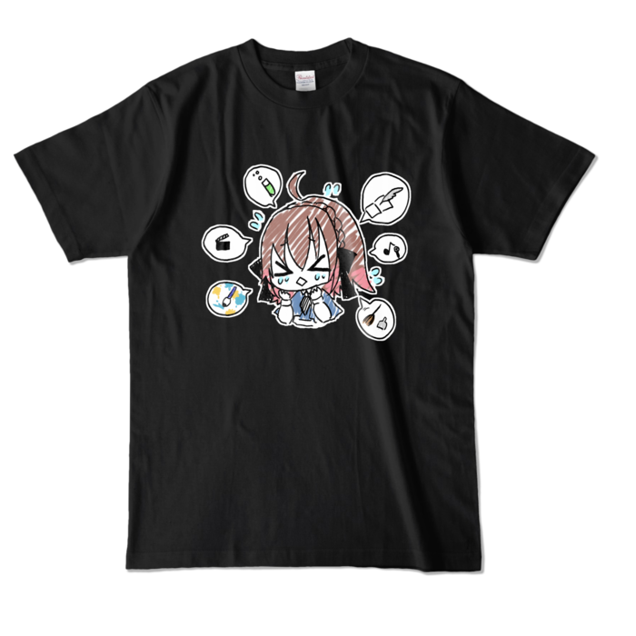 カラーTシャツ - L - ブラック (濃色)