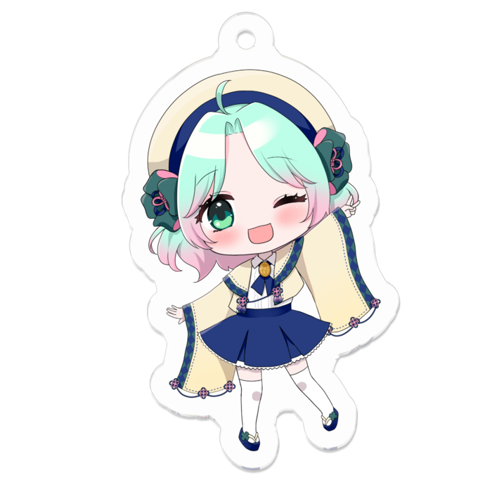 アクリルキーホルダー - 50 x 50 (mm)